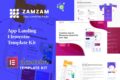 Zamzam - App Landing Elementor Template Kit preview